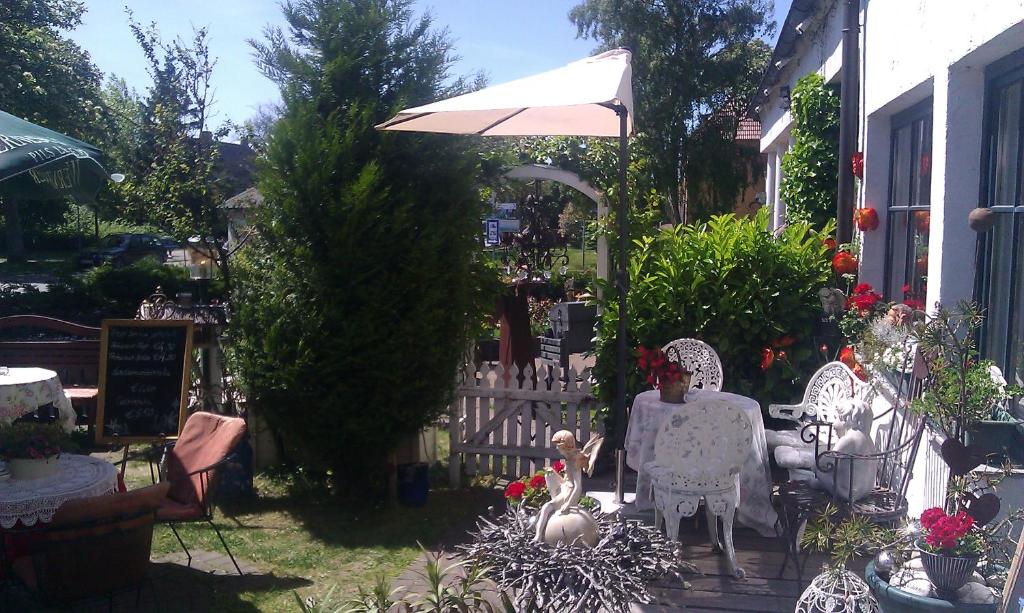 Zahrada ubytování cafesahne u Pension