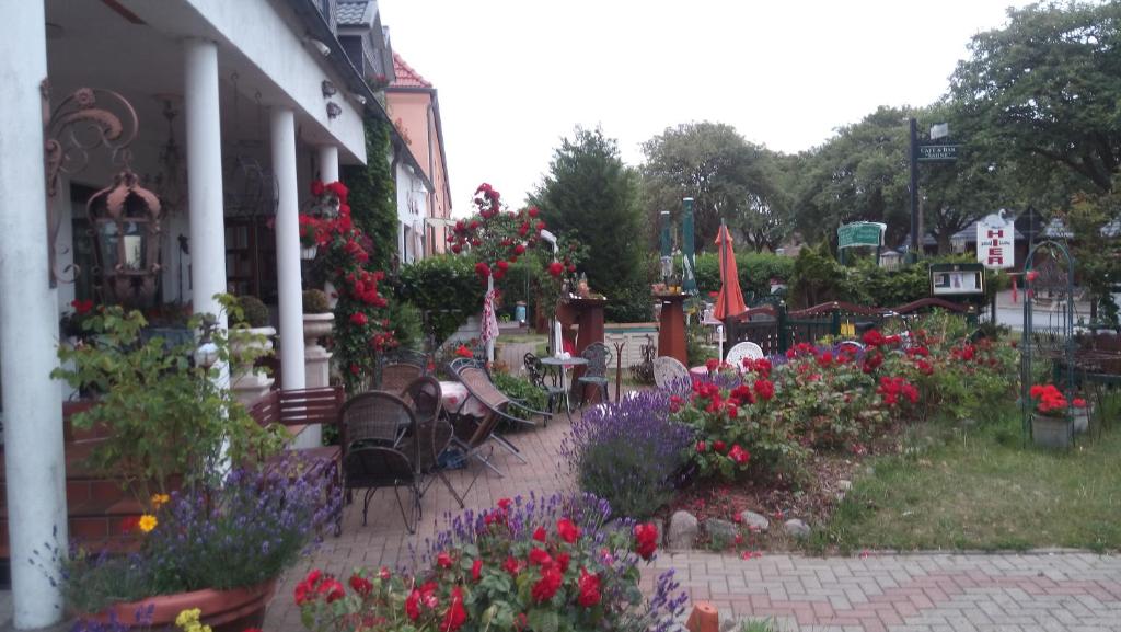 Zahrada ubytování cafesahne u Pension