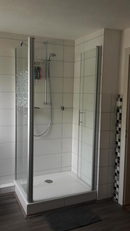 Koupelna v ubytování Haus Zwanzig