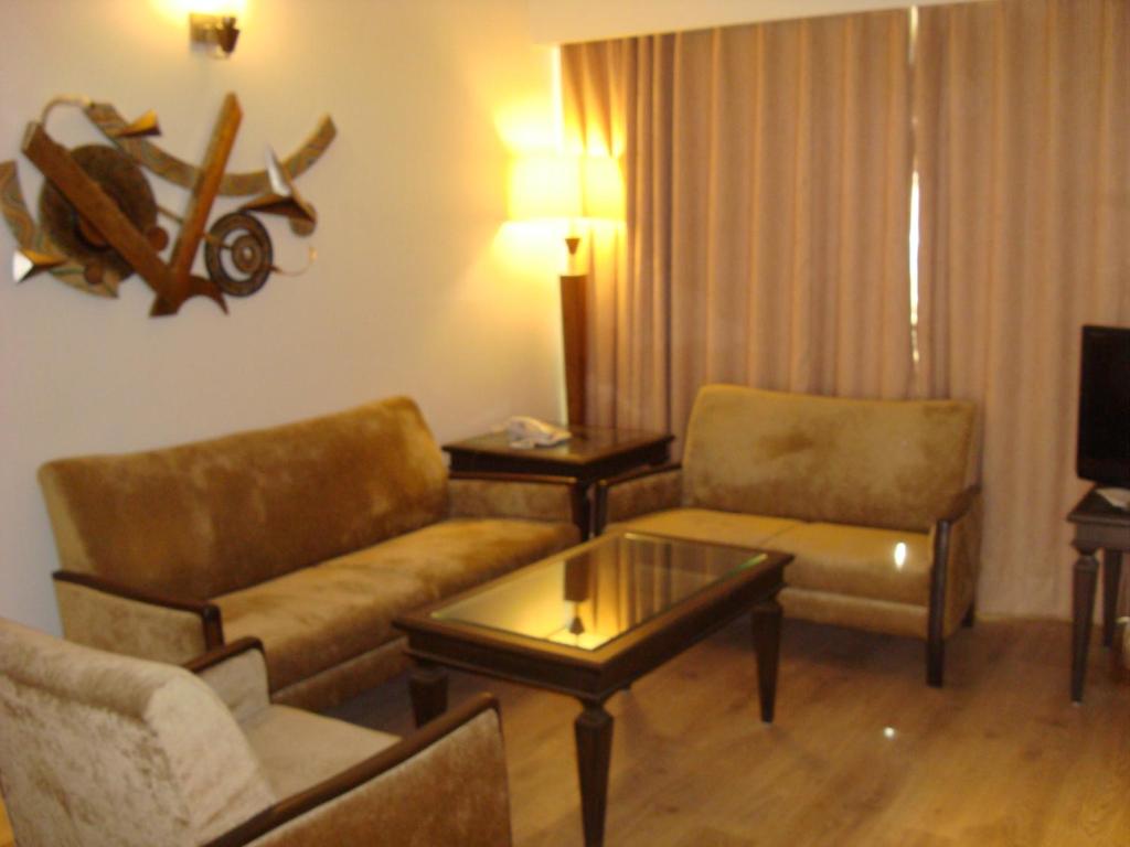 Posezení v ubytování The President-A Boutique Hotel