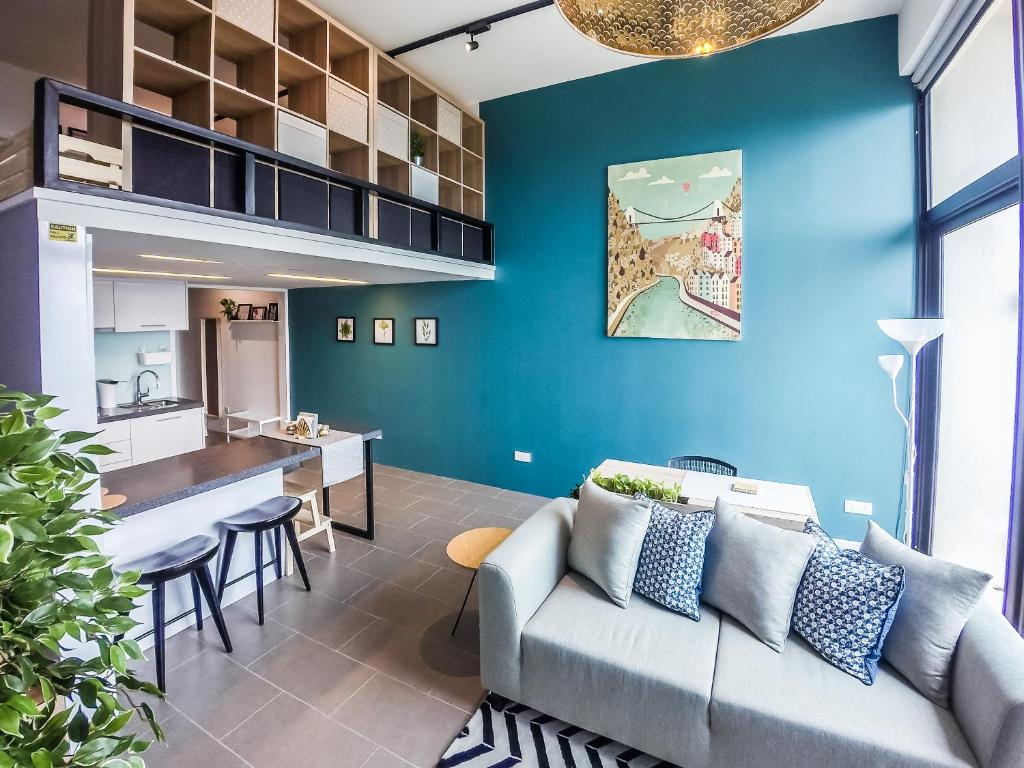 Kuchyň nebo kuchyňský kout v ubytování EST Suites Bangsar by Airhost