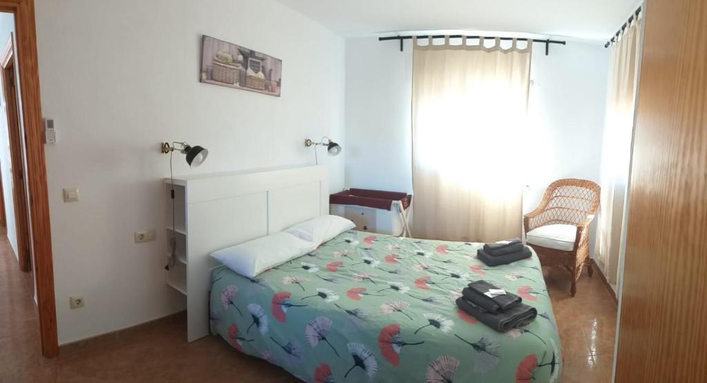 Postel nebo postele na pokoji v ubytování Apartament Casa Bonfill