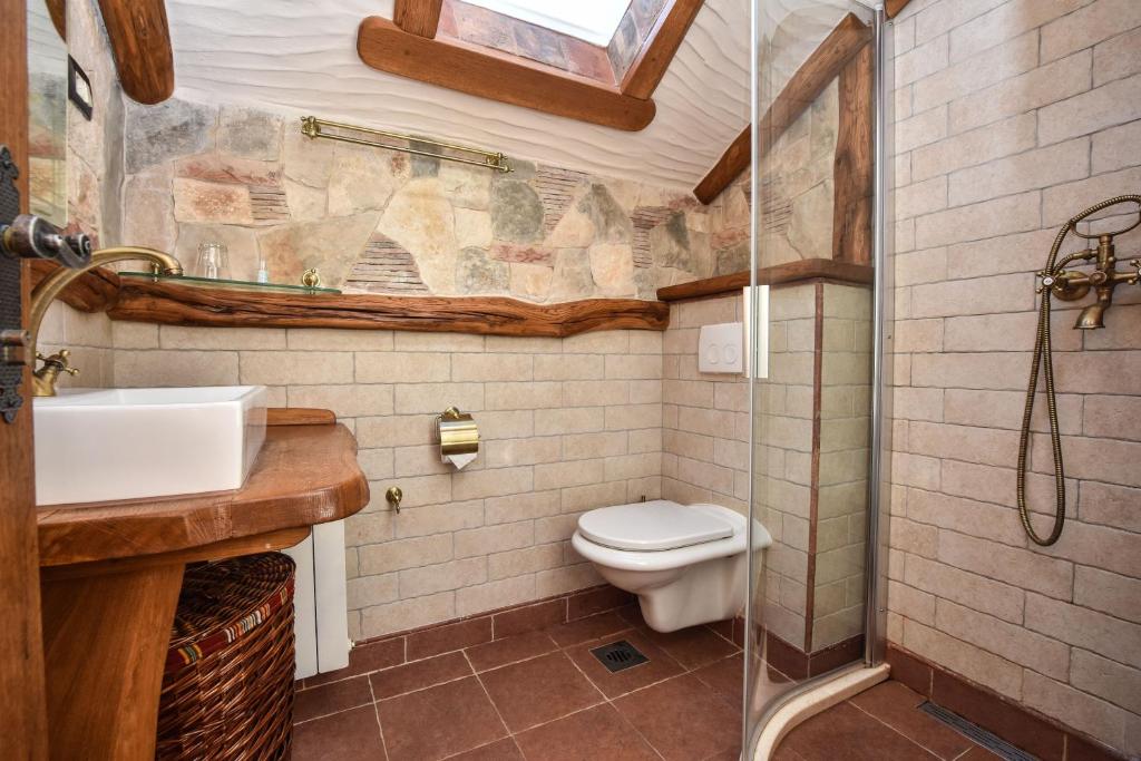 Kúpeľňa v ubytovaní Villa Golubinka