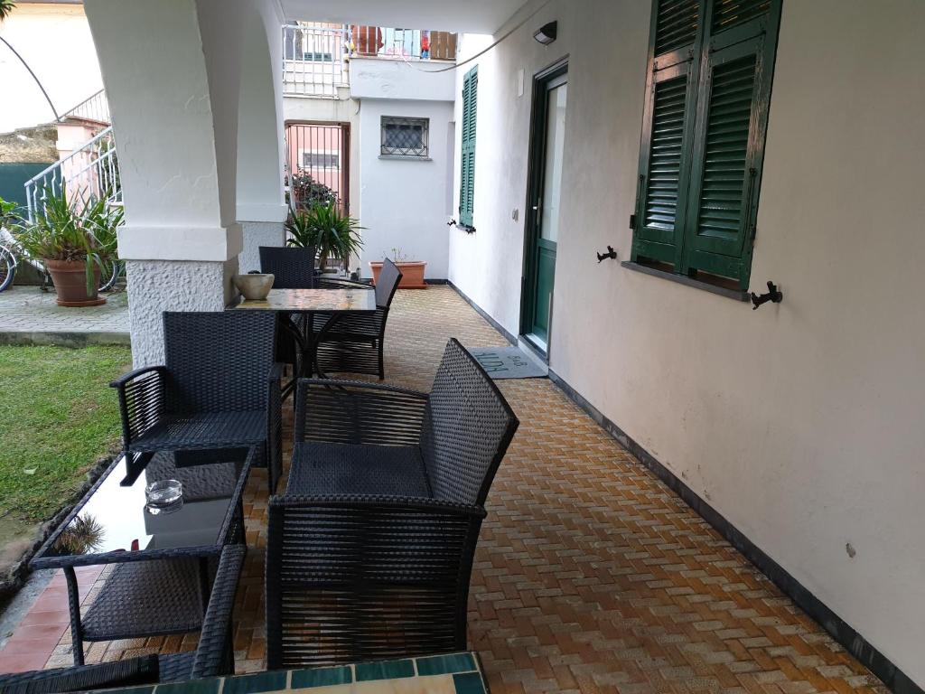 Patio alebo iná vonkajšia časť ubytovania B&B ALDA