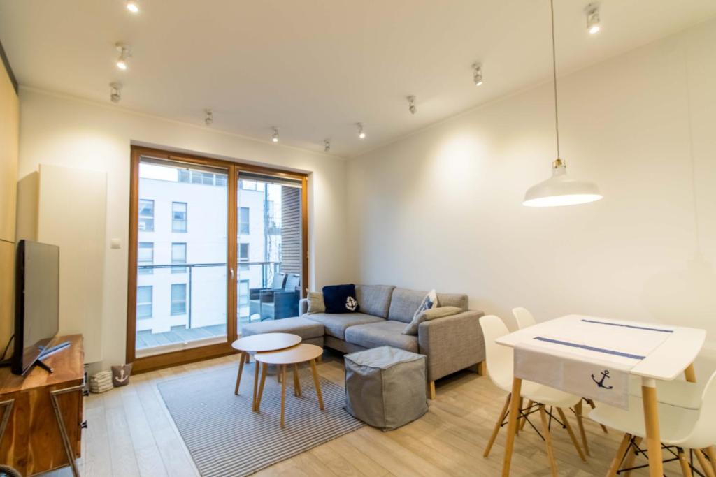 Posedenie v ubytovaní Nadmorski Dwor Wood Apartment