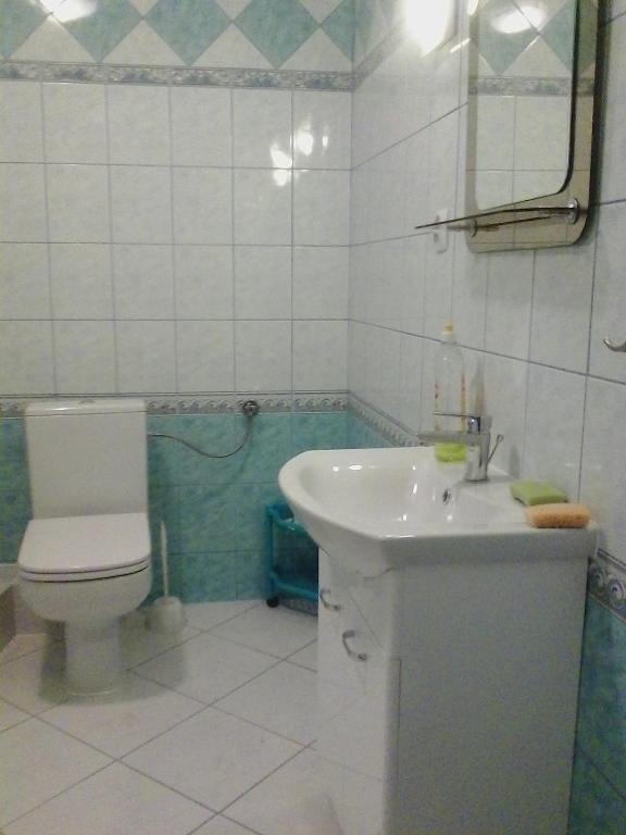 Kúpeľňa v ubytovaní Pokoje Gościnne Zosia