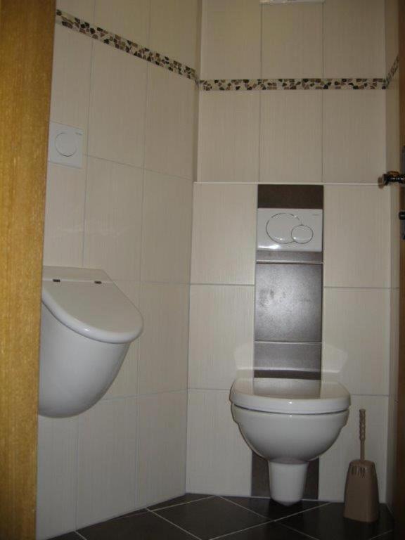 Kúpeľňa v ubytovaní Haus Bergfriede