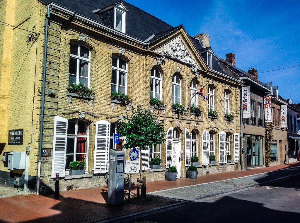 Budova, kde se aparthotel nachází