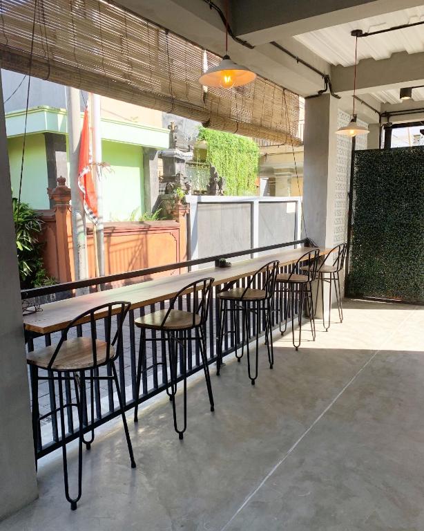Balcone o terrazza di Beach Hut Hostel