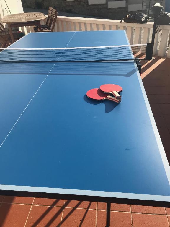 Stolní tenis v ubytování Terramata Resort Case Vacanza nebo okolí