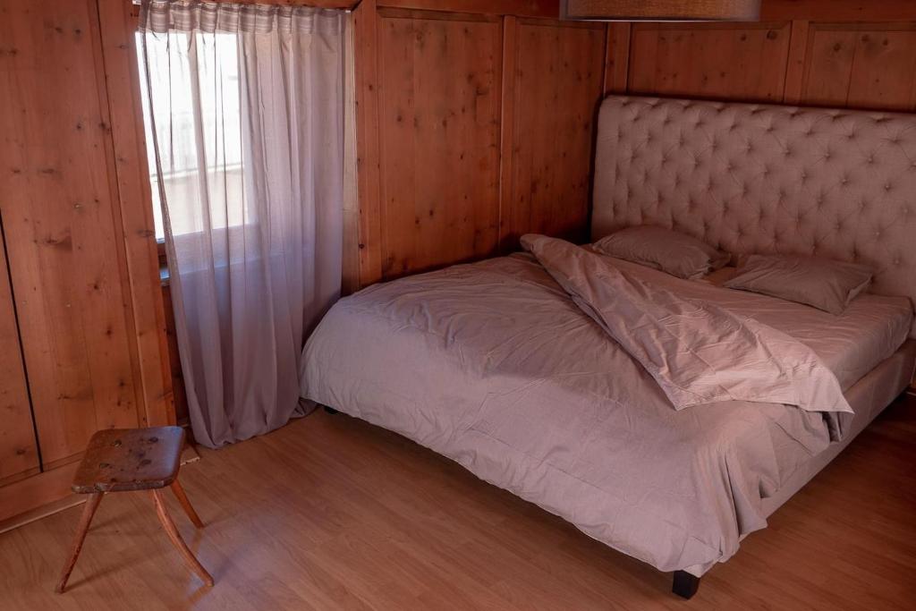 Postel nebo postele na pokoji v ubytování Ferienhaus Septimer