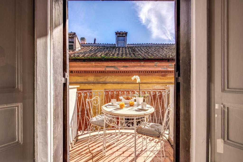 Balkón alebo terasa v ubytovaní Maison Babuino