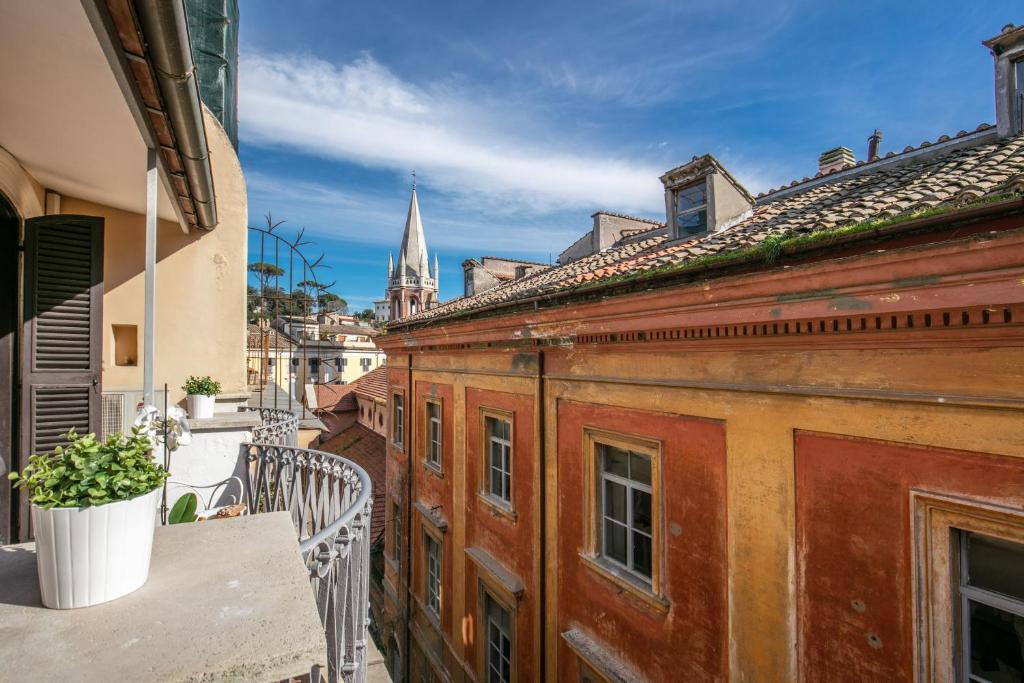 Balkón alebo terasa v ubytovaní Maison Babuino