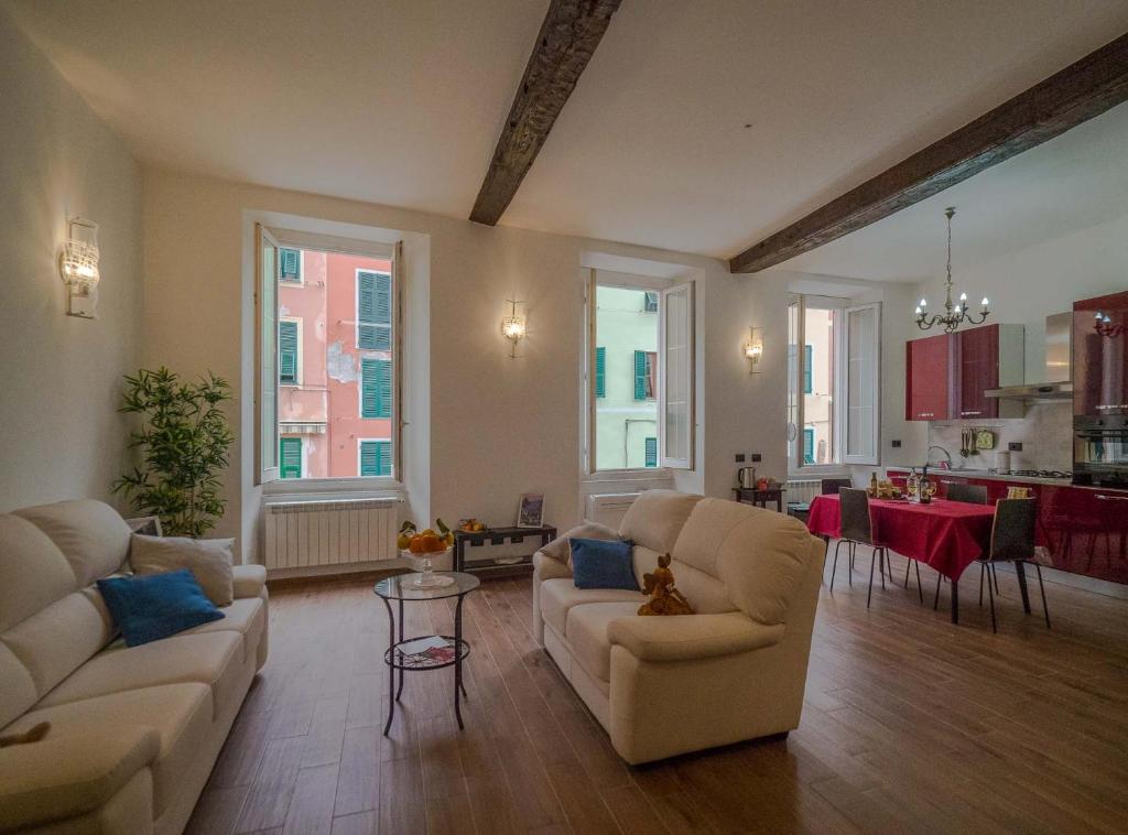 Posezení v ubytování Tedea Apartment