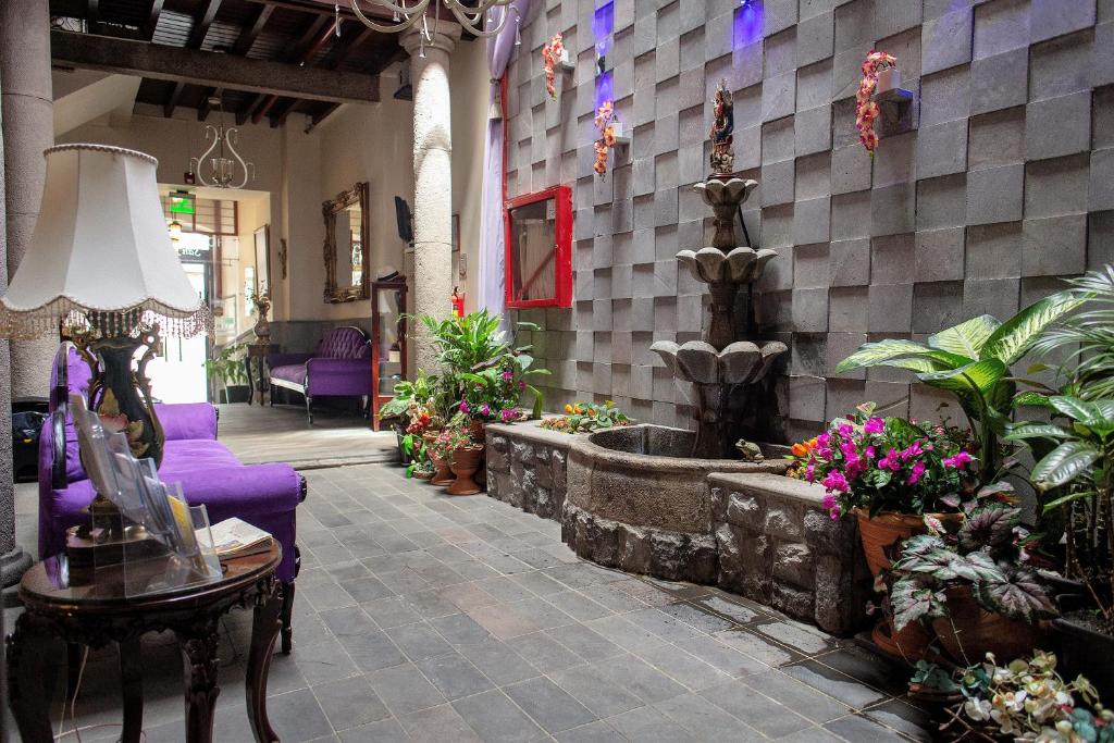 Posezení v ubytování Hotel Colonial San Agustin