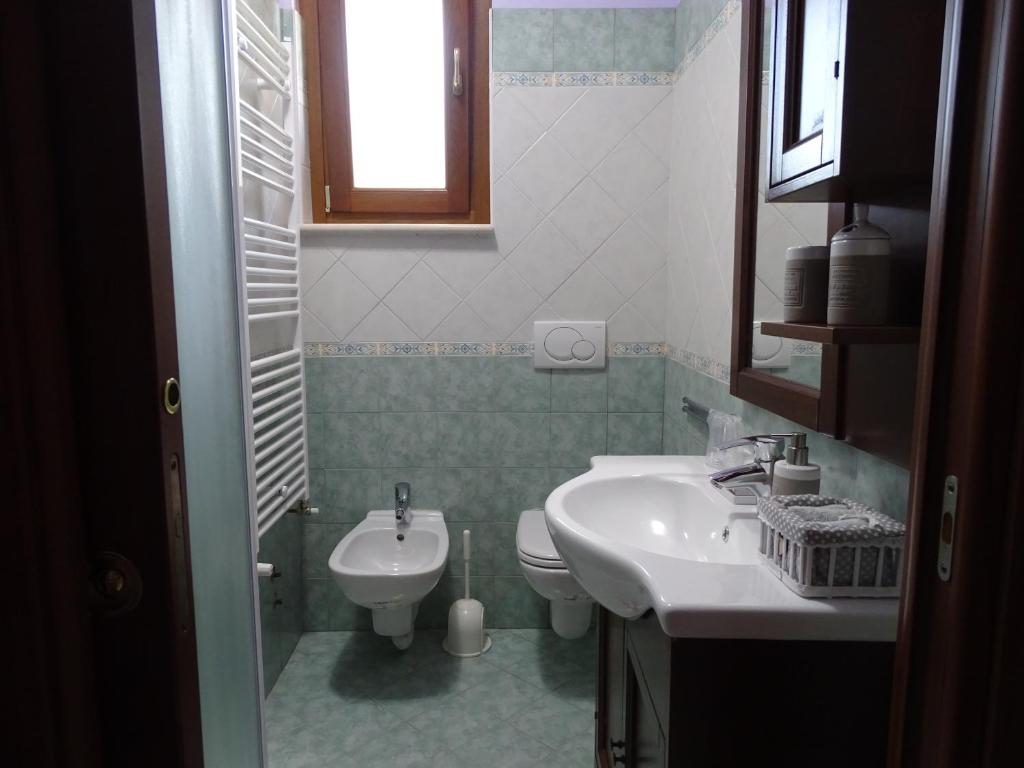Koupelna v ubytování B&b Villa Eden