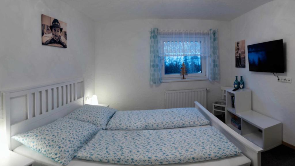 Postel nebo postele na pokoji v ubytování Kalser Eck