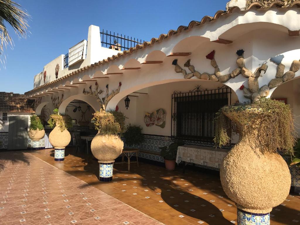 The building in which the holiday home is located