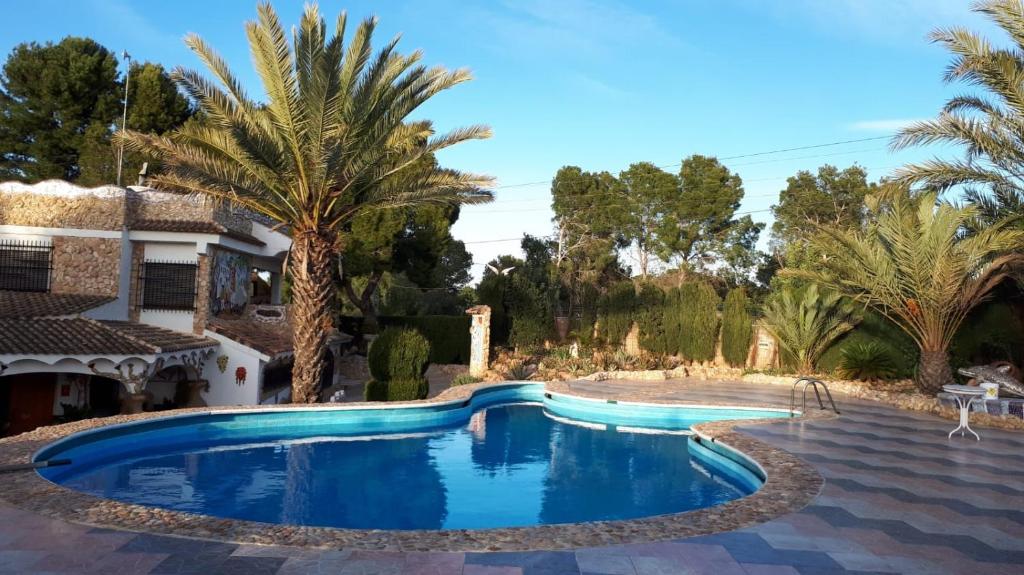 The swimming pool at or close to "La Chacra" Casa Típica Valenciana