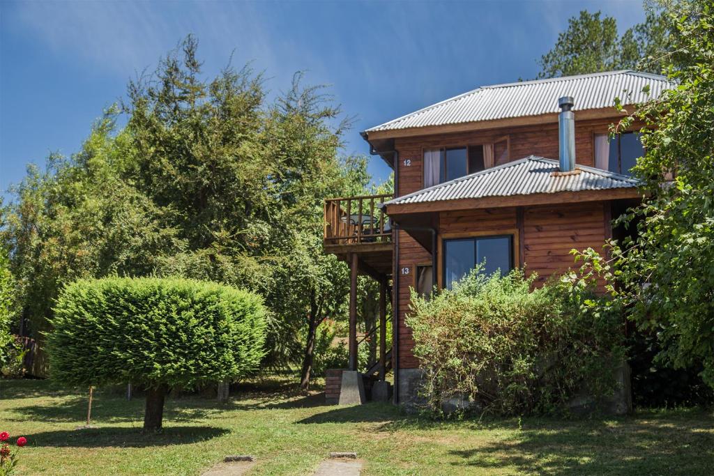 Zahrada ubytování Apart hotel Puchaley Lafquen