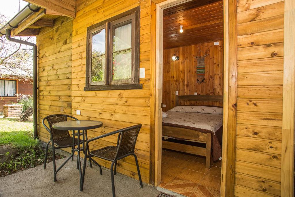 Patio nebo venkovní prostory v ubytování Refugio Ruka Cümelen