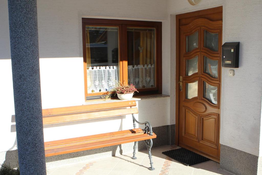 Balkón nebo terasa v ubytování Apartma Lipa