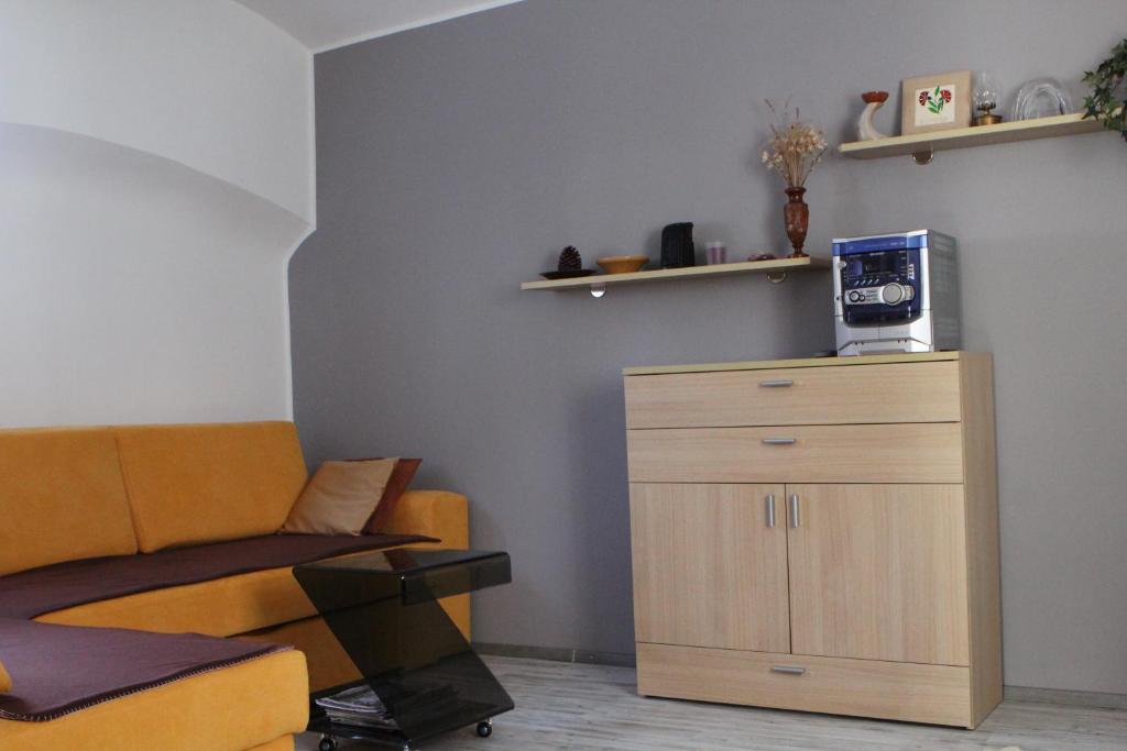 Posezení v ubytování Apartma Lipa
