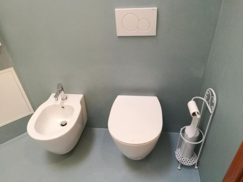 Koupelna v ubytování B&B L'Upupa