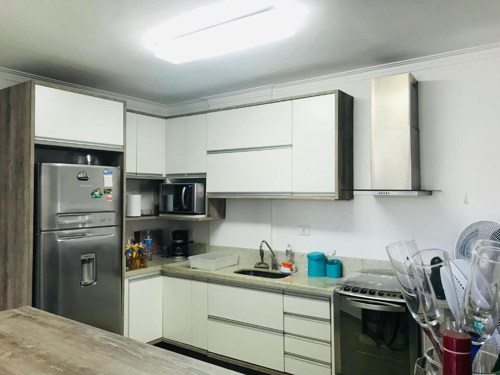  Apartamento frente Mar Santos