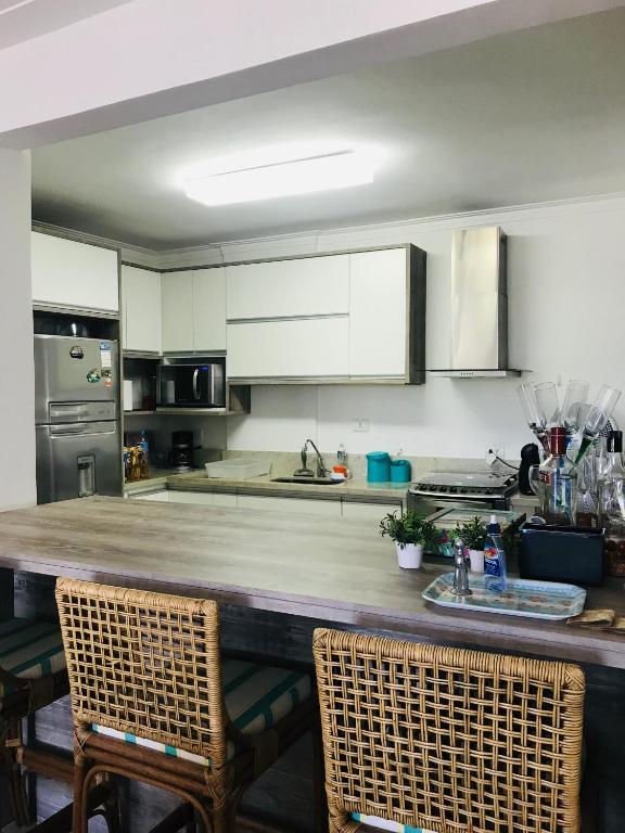  Apartamento frente Mar Santos