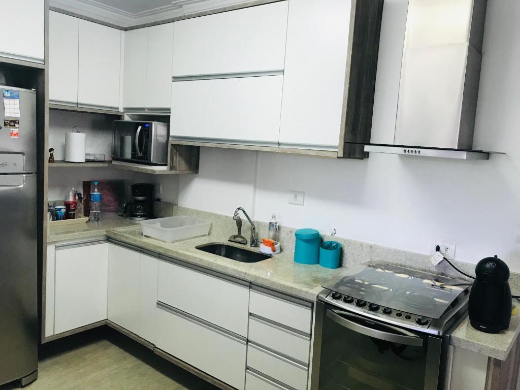  Apartamento frente Mar Santos