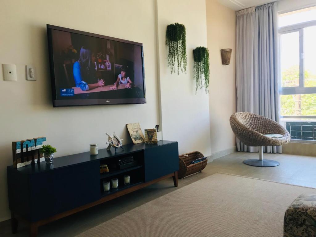  Apartamento frente Mar Santos