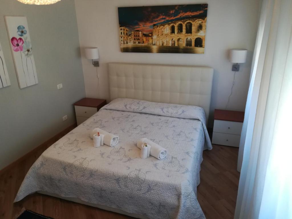 Postel nebo postele na pokoji v ubytování A casa di Luca