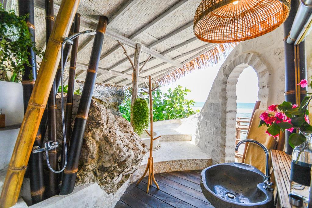 Posezení v ubytování Le Cliff Bali
