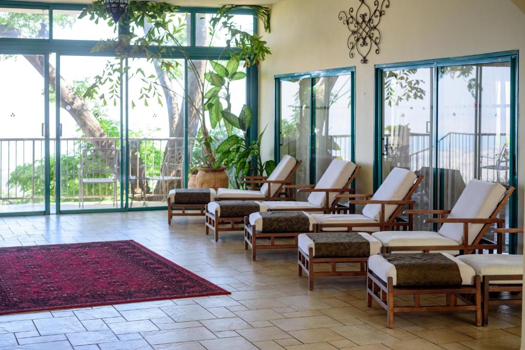 Posezení v ubytování Amirey Hagalil Boutique Hotel