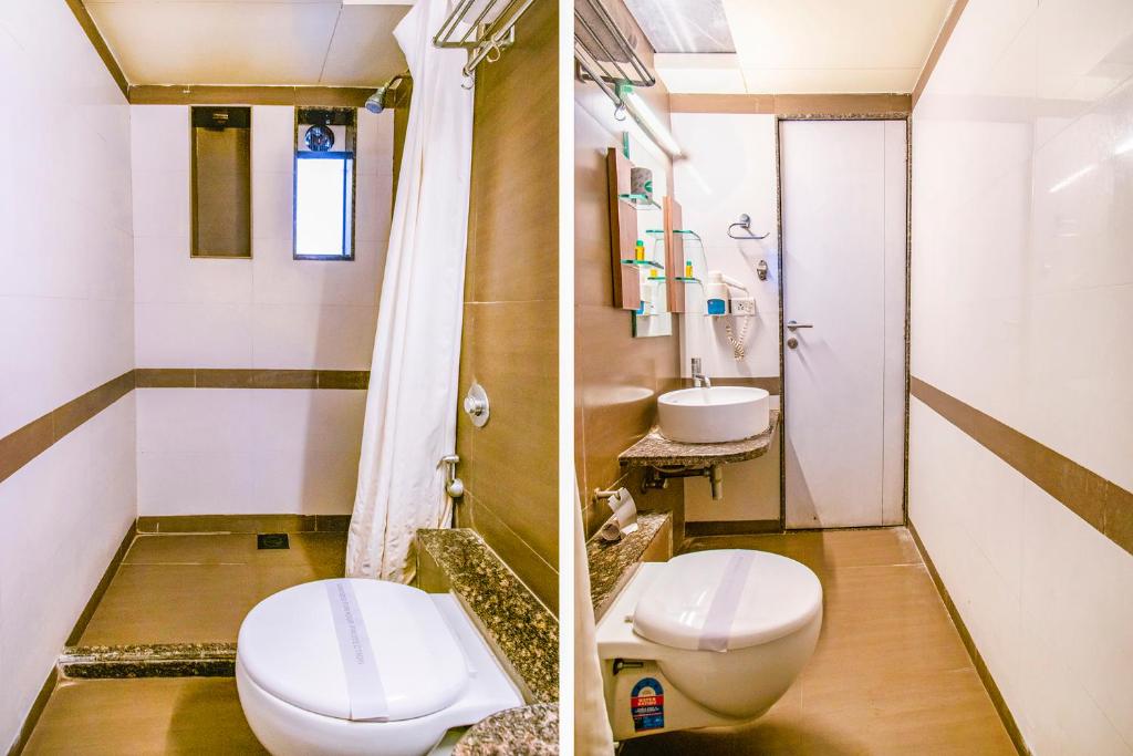 Koupelna v ubytování Hotel Sadanand Regency