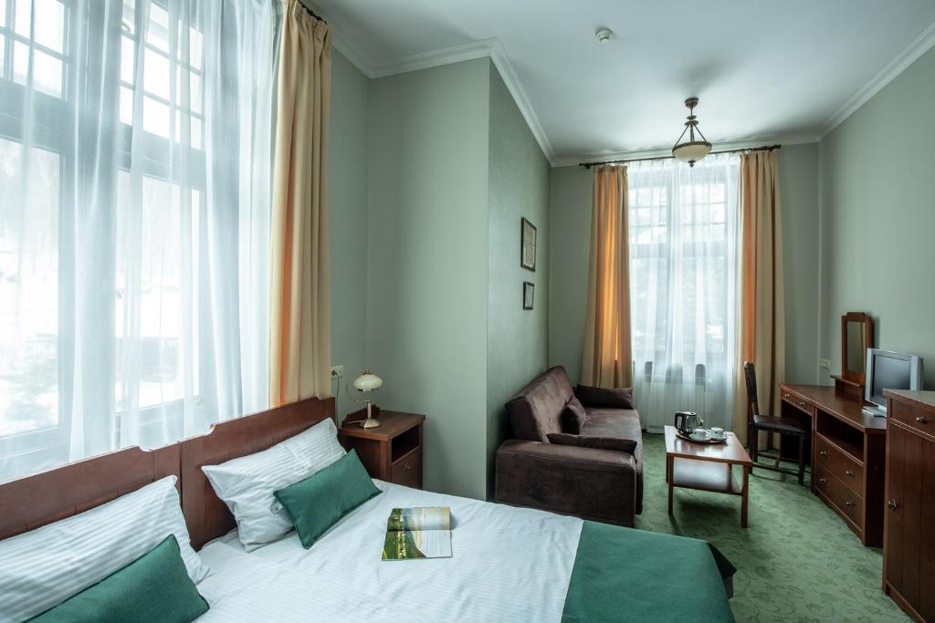 Posezení v ubytování Villa Elise Park Pension