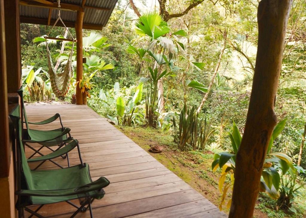 Zahrada ubytování Amazonita Ecolodge