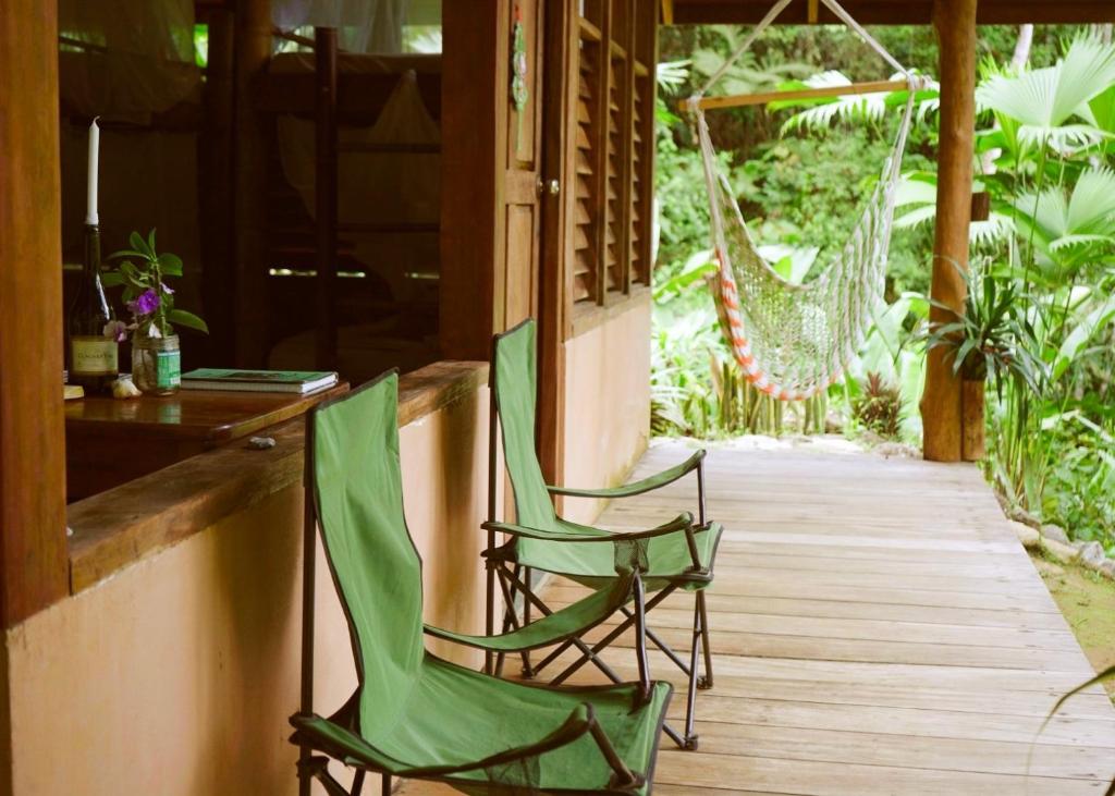 Zahrada ubytování Amazonita Ecolodge
