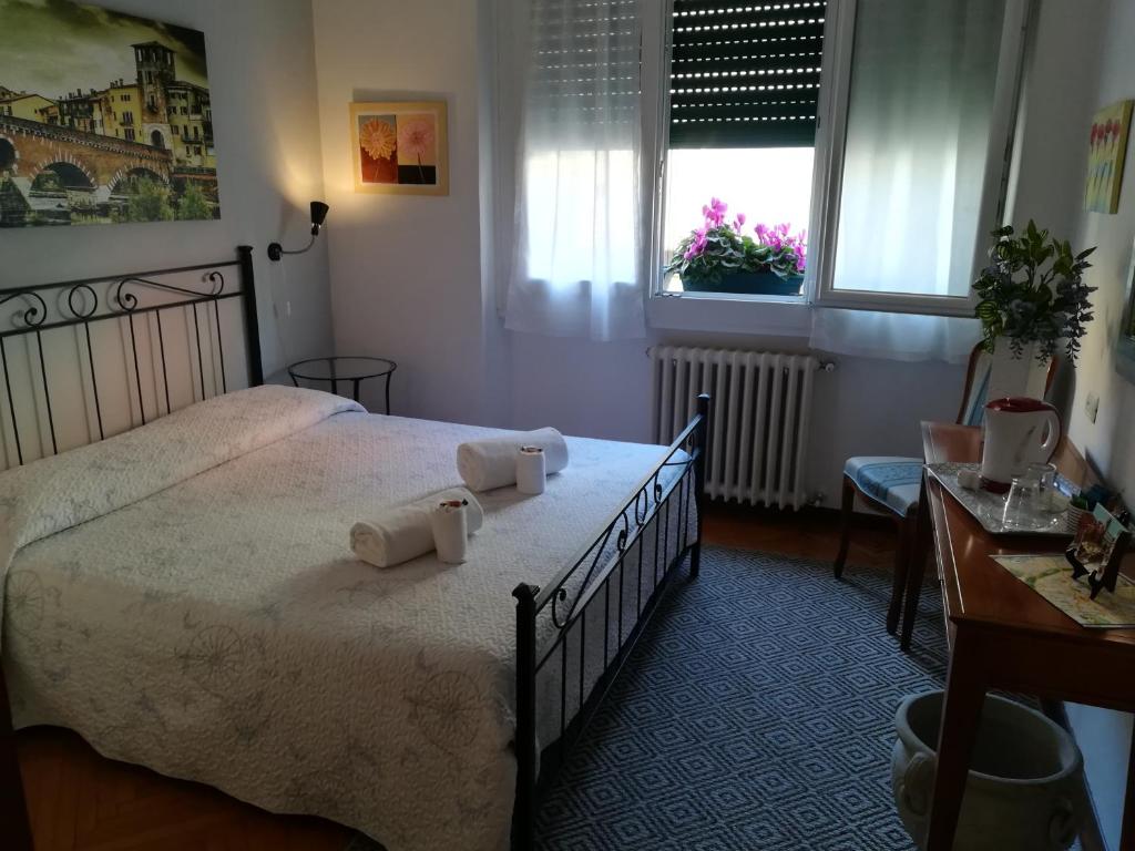 Postel nebo postele na pokoji v ubytování A casa di Luca