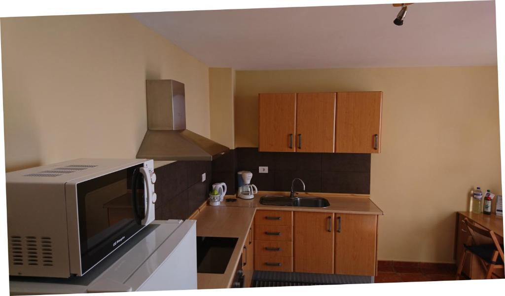 A kitchen or kitchenette at Frodo Haus