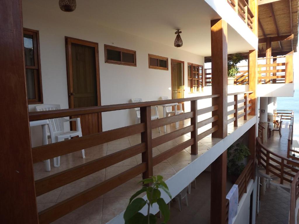 Balkón nebo terasa v ubytování Bungalows Playa Bonita