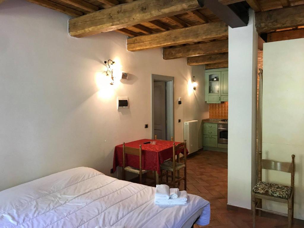 Postel nebo postele na pokoji v ubytování Hotel Panoramico