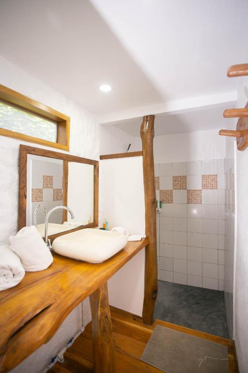 Koupelna v ubytování Passion Fruit Lodge