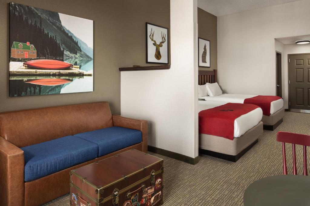 Great Wolf Lodge Grapevine - Baignoire Accessible De La Suite De Canapés Queen