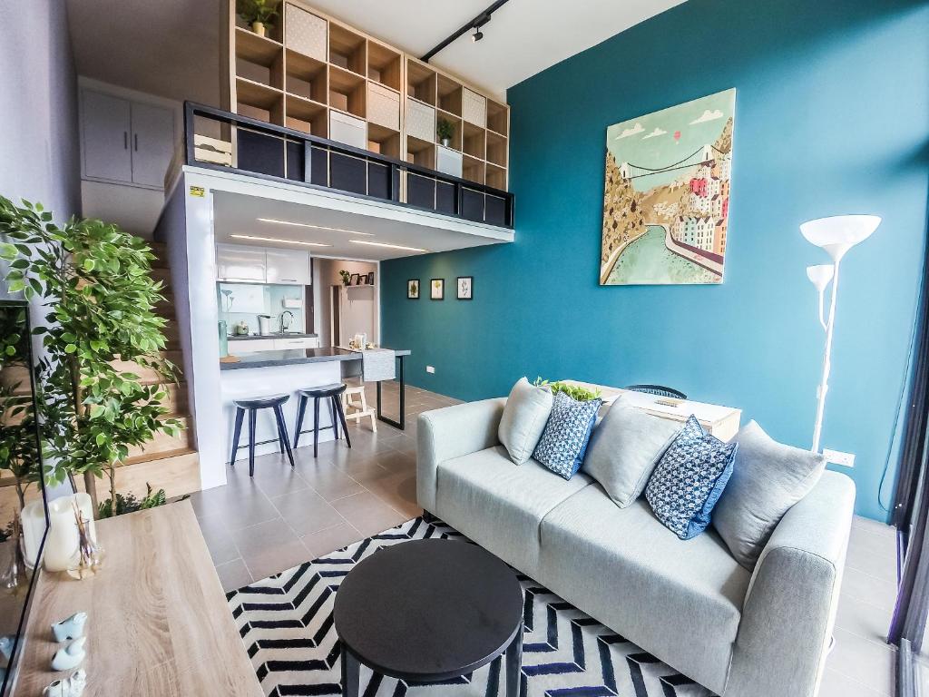 Posezení v ubytování EST Suites Bangsar by Airhost