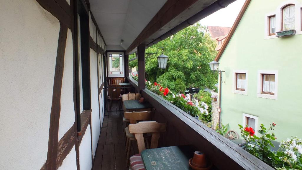 Balkón nebo terasa v ubytování Gästehaus Gerlinger