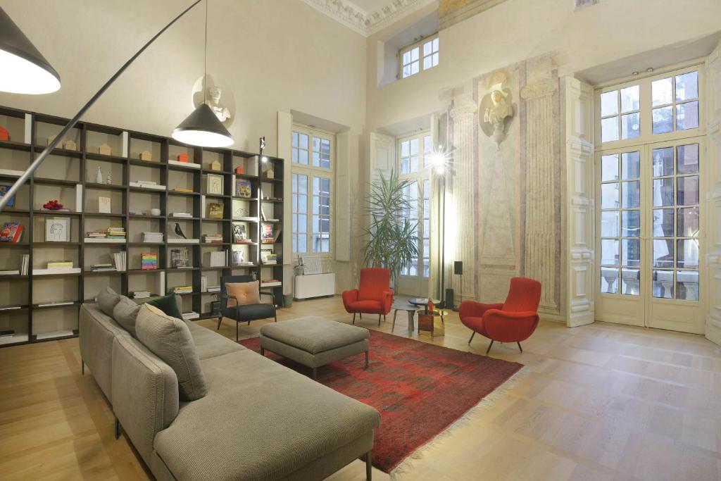 Część wypoczynkowa w obiekcie Hotel Palazzo Grillo