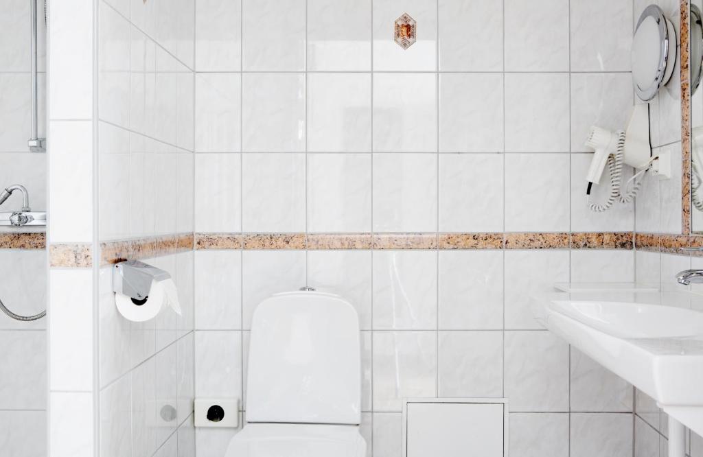 Koupelna v ubytování Comfort Hotel Eskilstuna