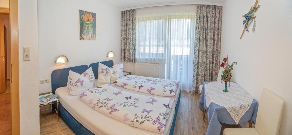Cama o camas de una habitación en Arenablick